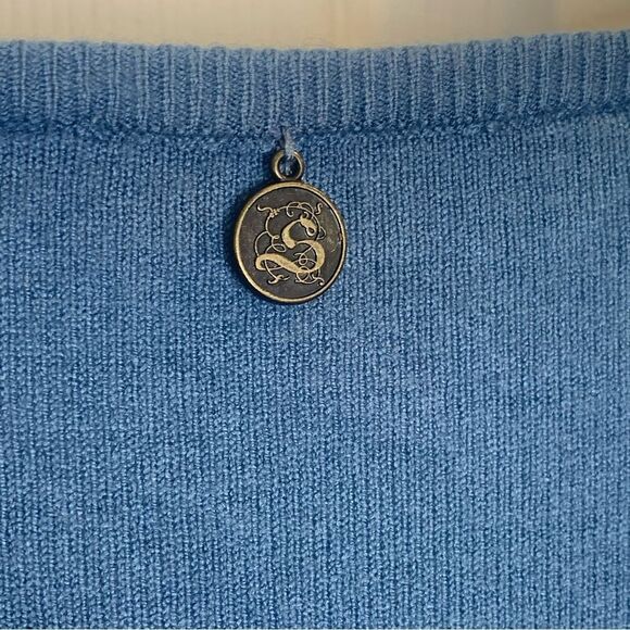 Soft Surroundings Blue Scoop Neck Long Tunic Top Size 1X - Picture 5 of 10